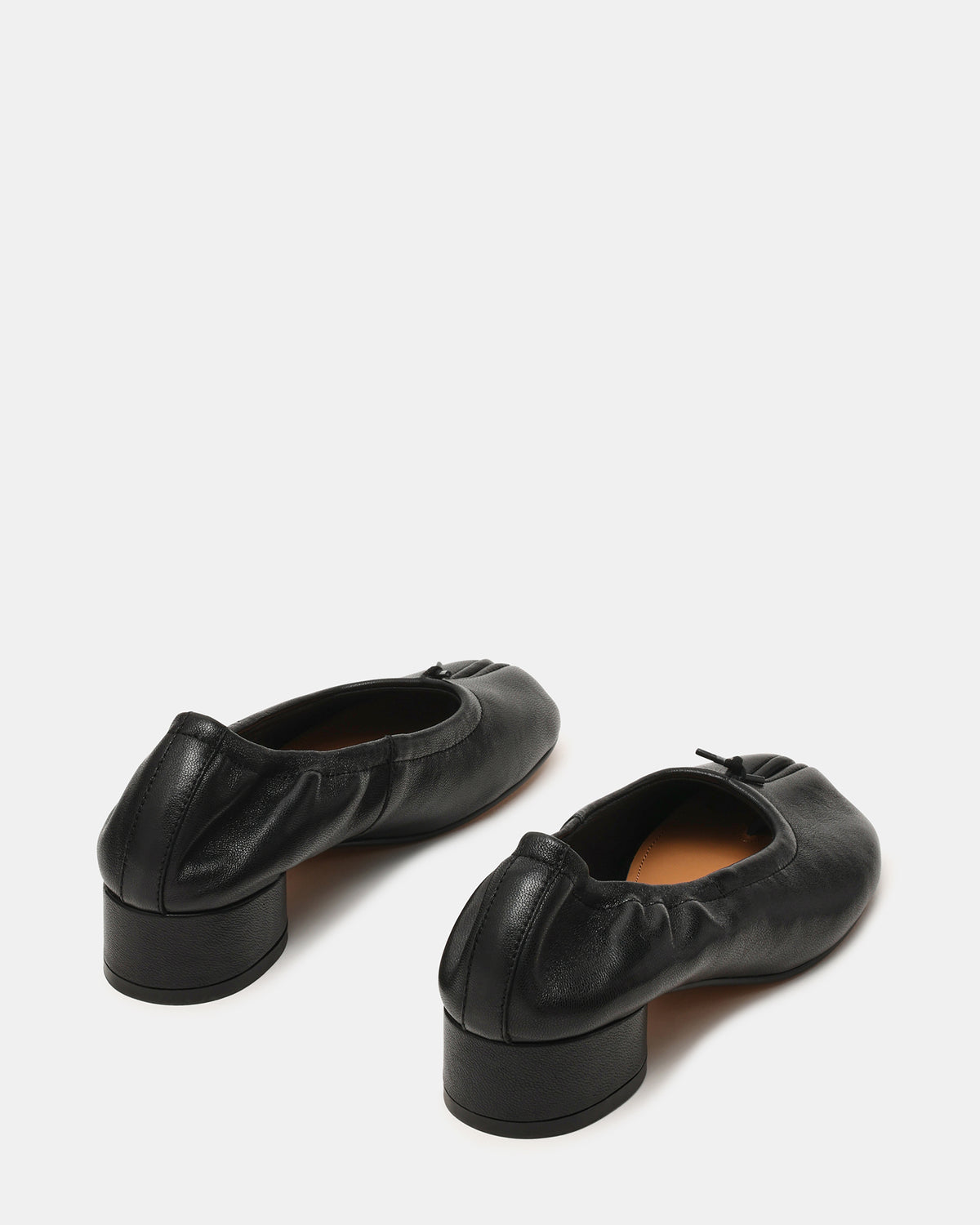 CYRA Black Leather Split Toe Tabi Women's Heel - Steve Madden