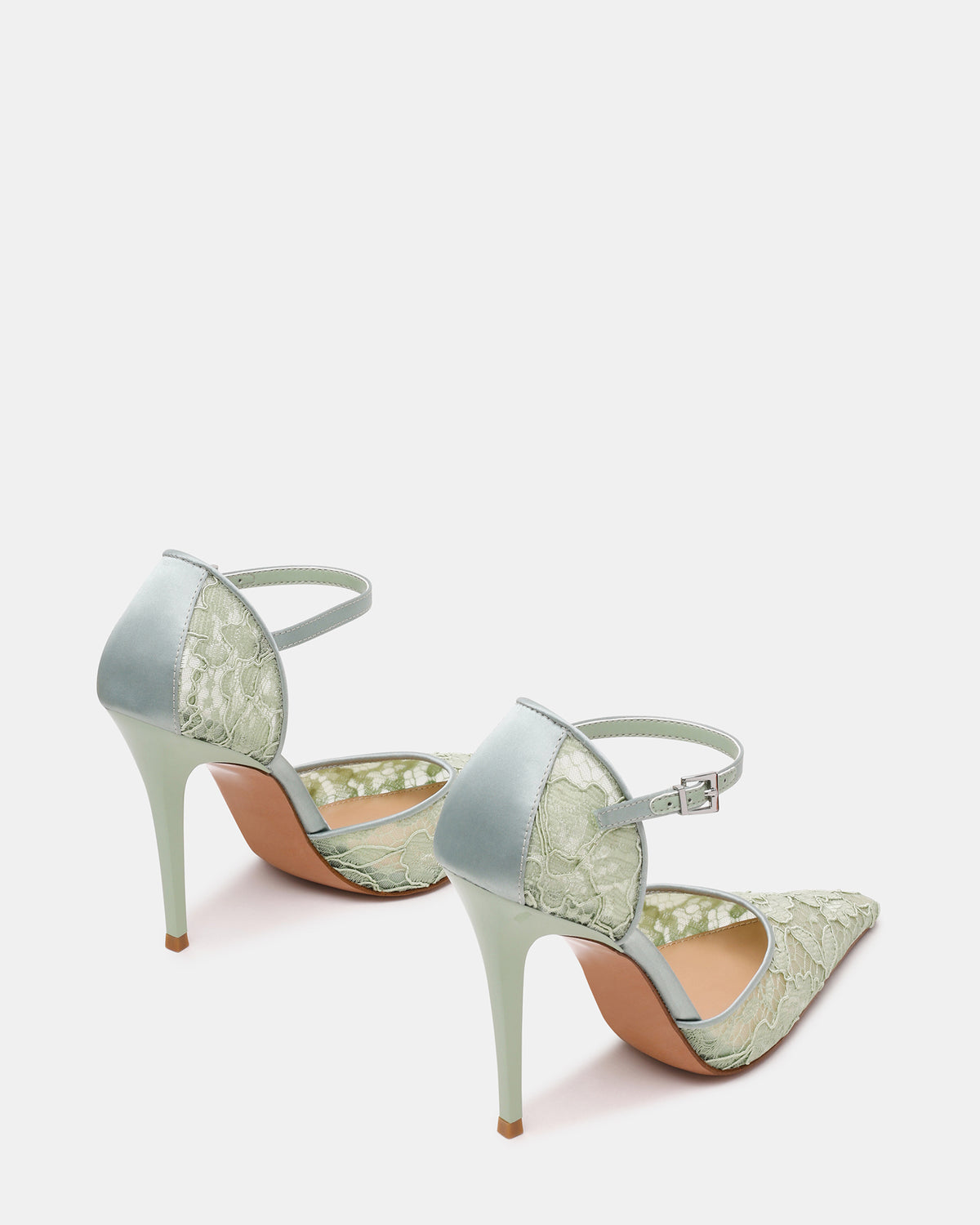 AVANT Pistachio Lace Pointed-Toe Stiletto Pump Women's Heel - Steve Madden