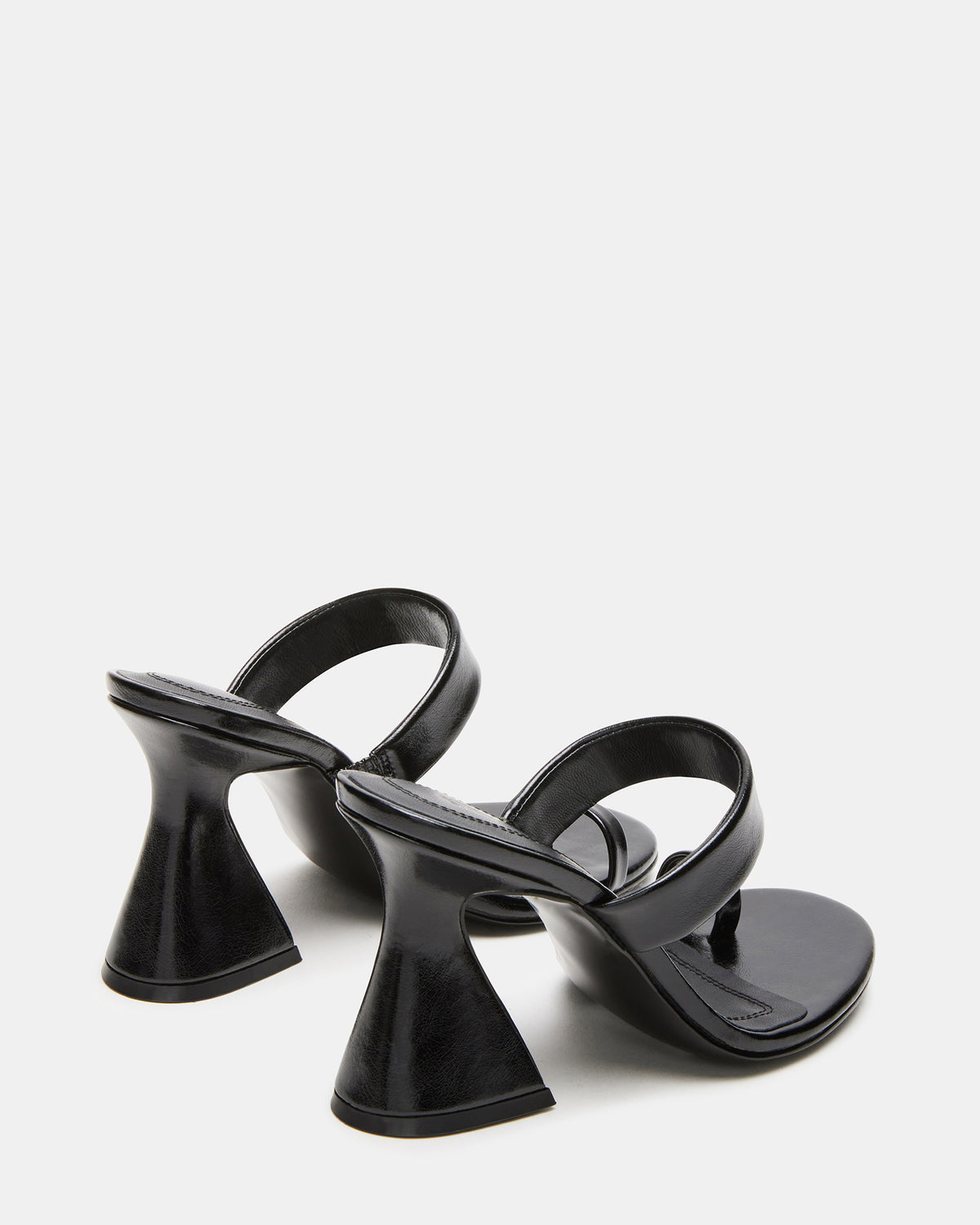 RENIE Black Women's Open Toe Mule Heel - Steve Madden