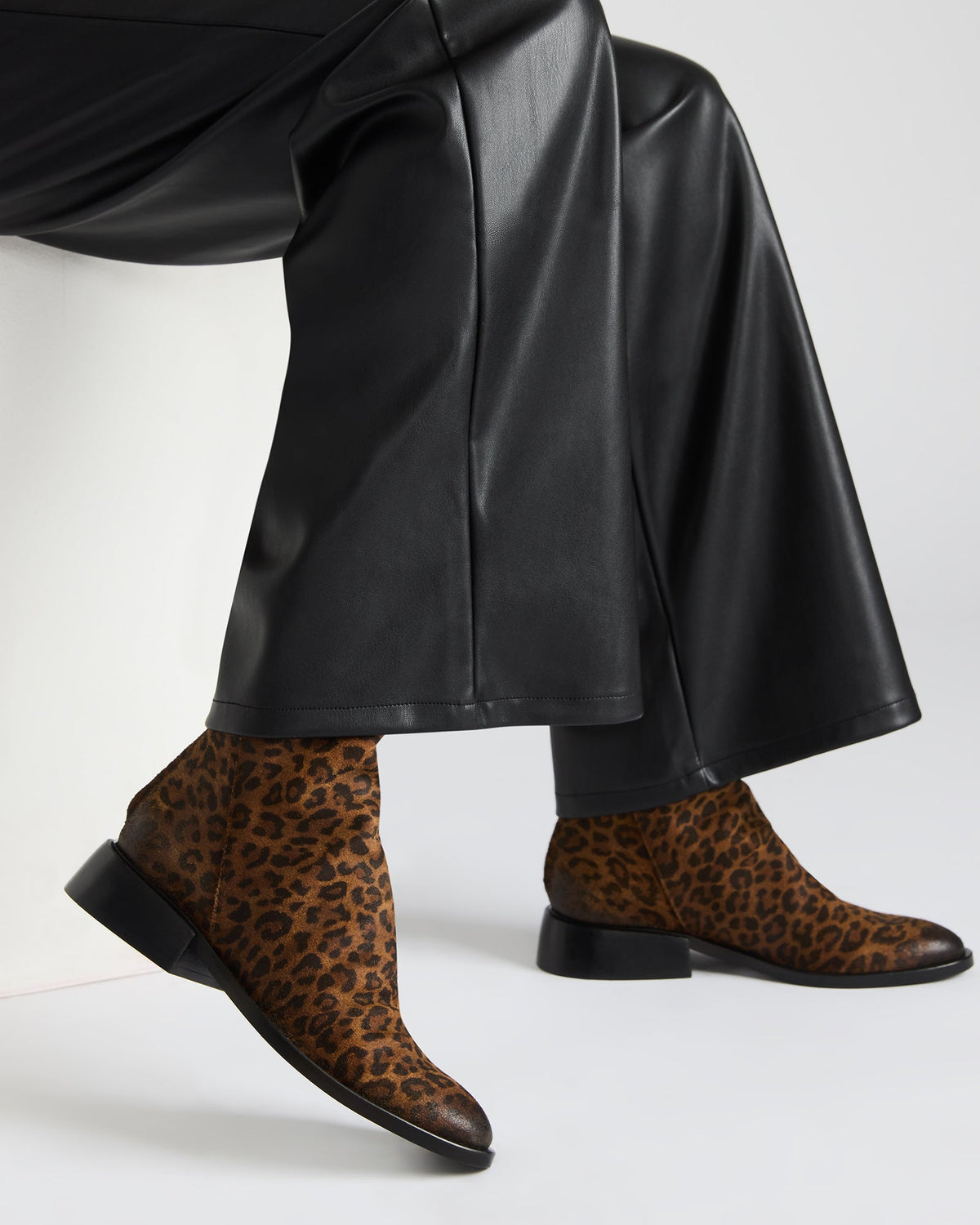 NEXIE Leopard Women's Pointed-Toe Ankle Boot - Steve Madden
