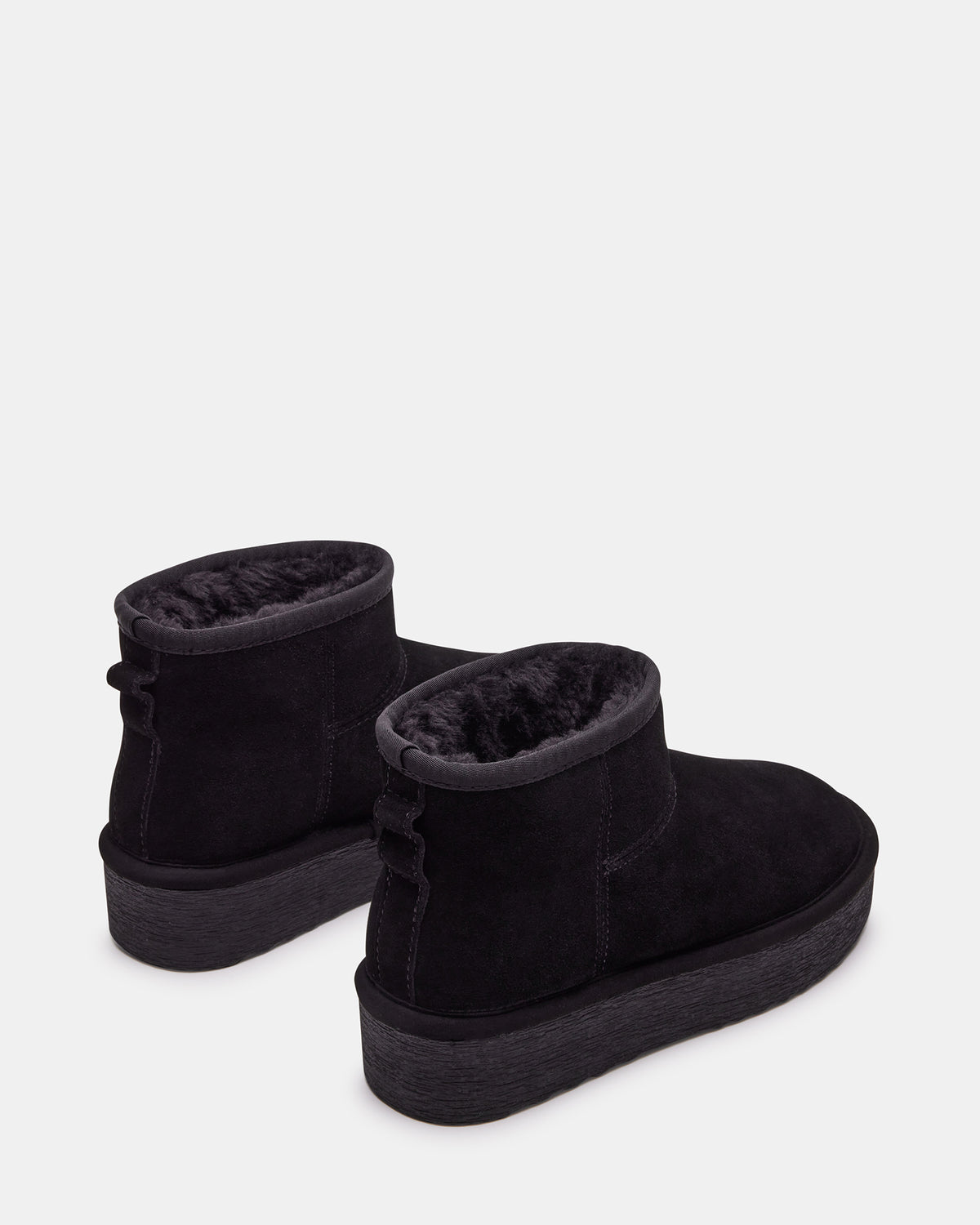 COMFY Black Suede Women's Ankle Boot - Steve Madden