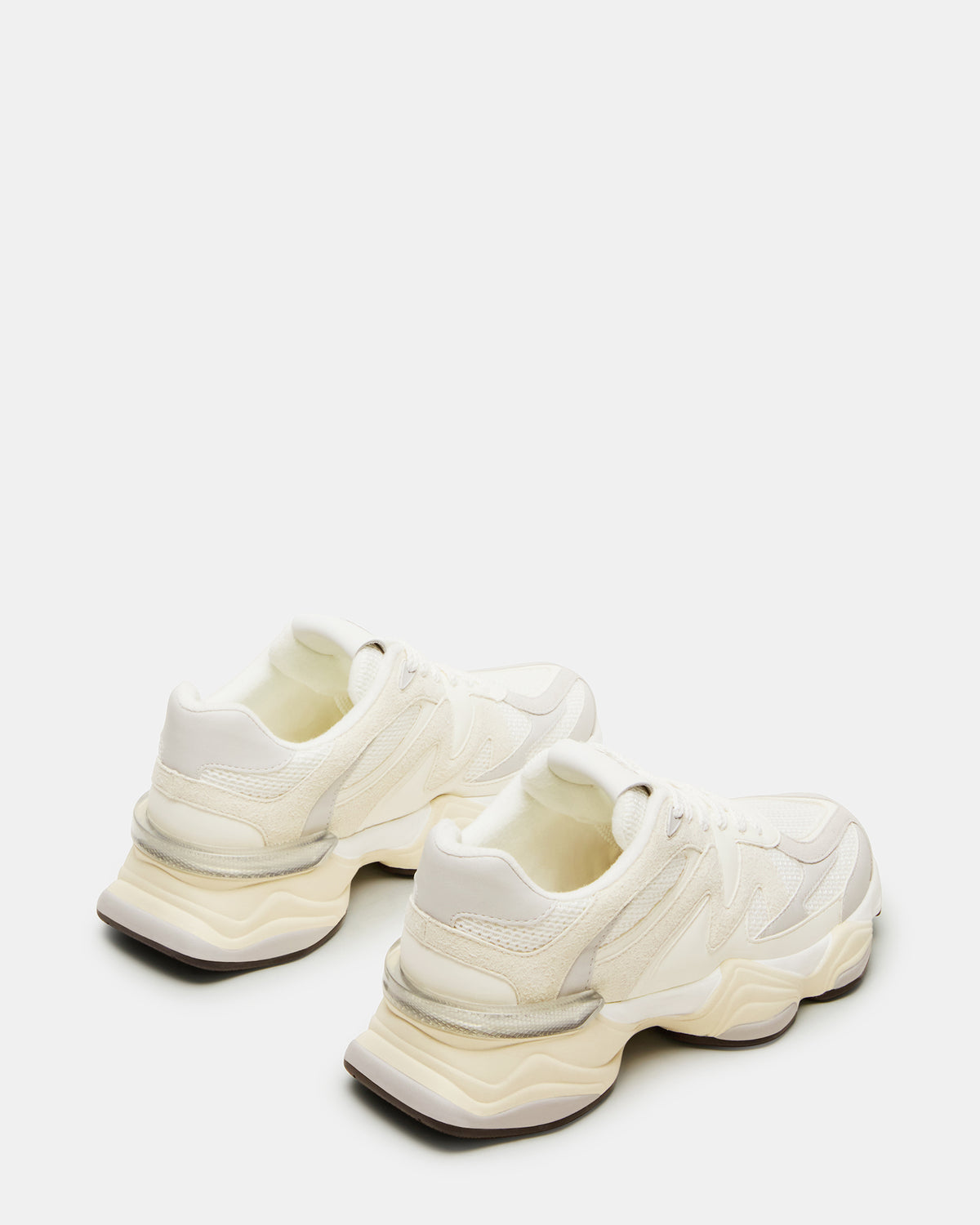 SEBI White Multi Low-Top Lace-Up Women's Sneaker - Steve Madden