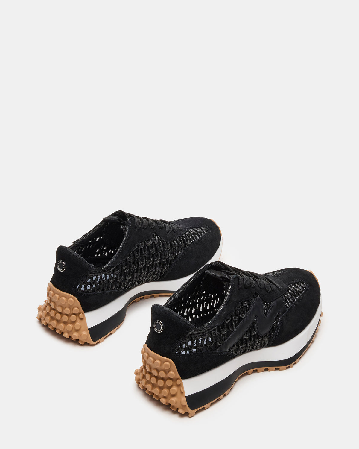 CAMPO Black/Beige Lace-Up Women's Sneaker - Steve Madden