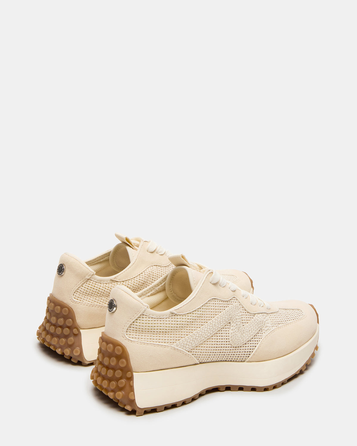 CAMPO Natural Raffia Lace-Up Women's Sneaker - Steve Madden