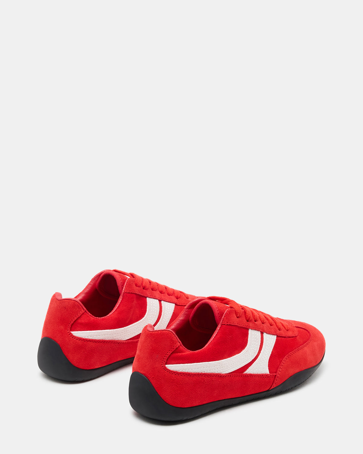 DOBSON Red Women's Low-Top Lace-Up Sneaker - Steve Madden