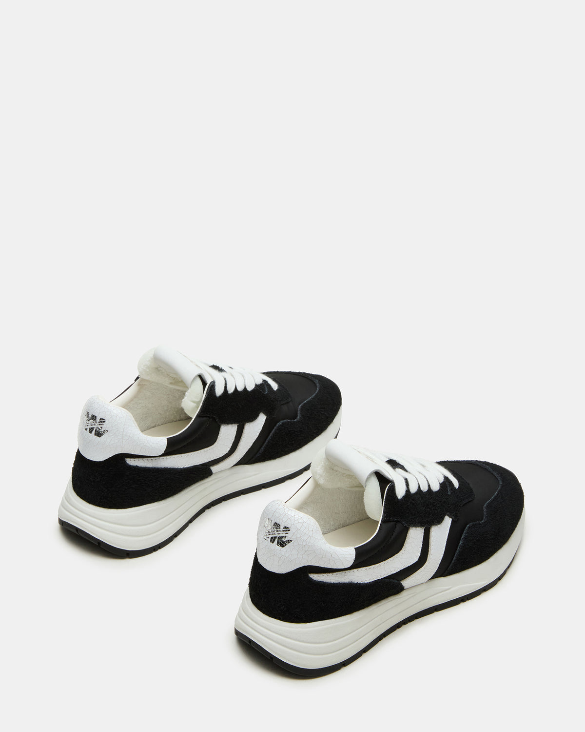 BURST Black Multi Women's Low-Top Lace-Up Sneaker - Steve Madden