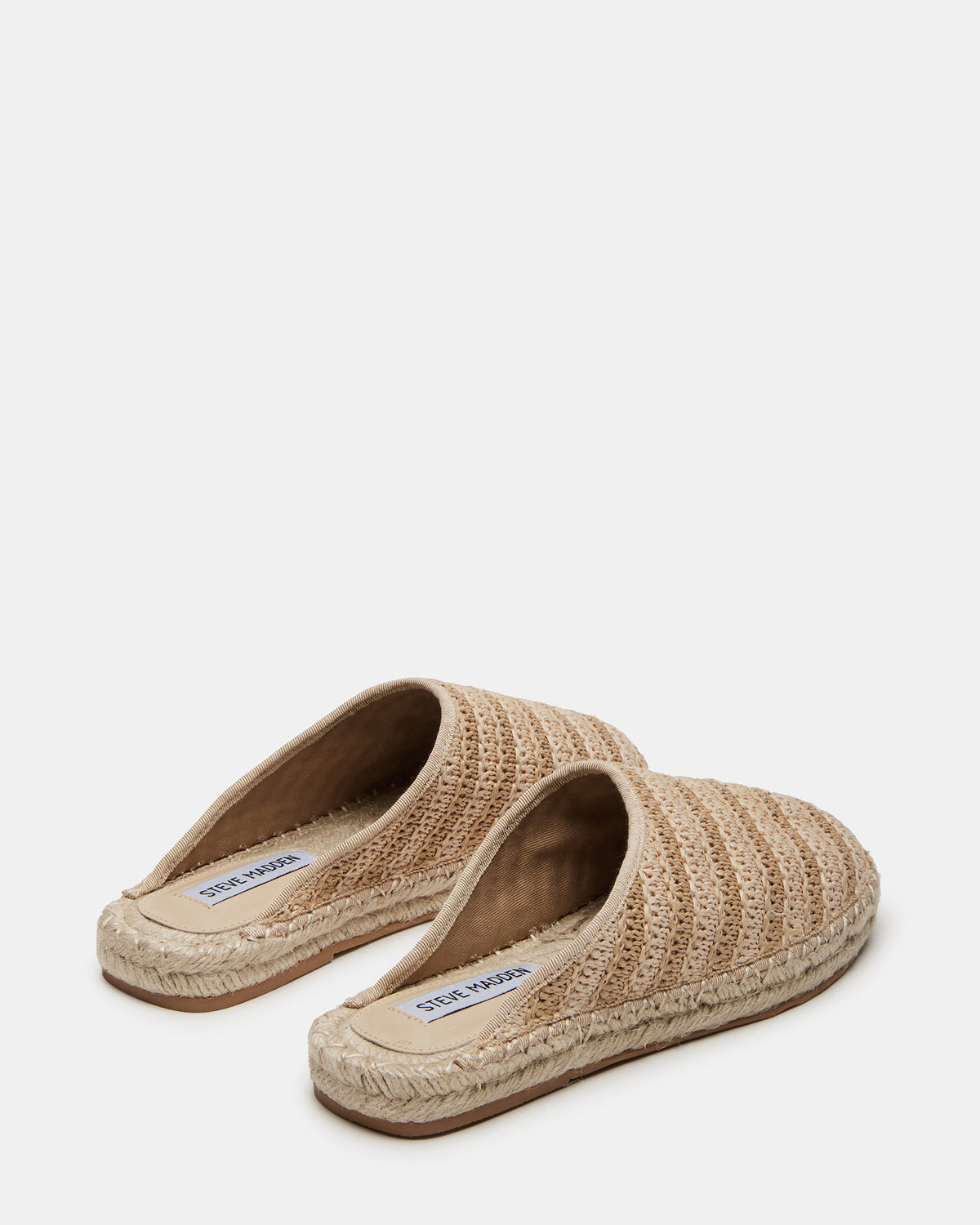 GILLIGAN Raffia Espadrille Mule Flat | Women's Flats - Steve Madden