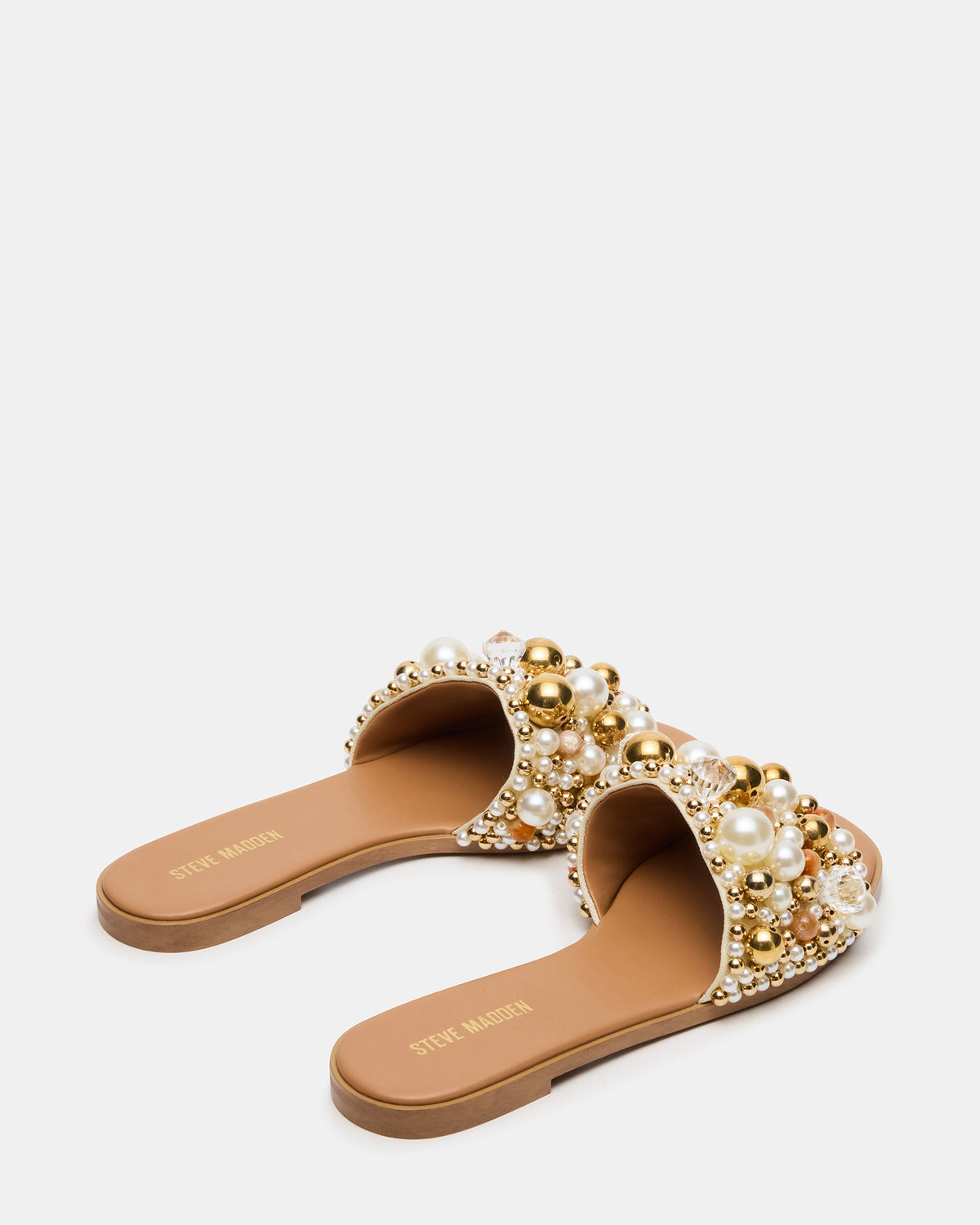 KLIO Coral Multi Ornament Embellished Slide Women's Sandal - Steve Madden