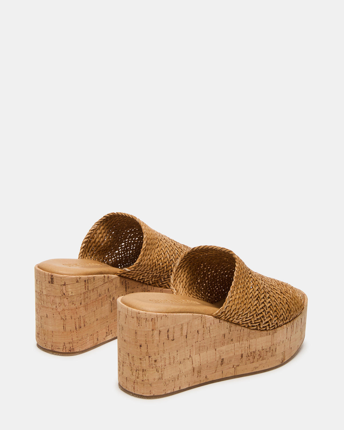 COASTAL Raffia Platform Wedge Mule Women's Sandal - Steve Madden