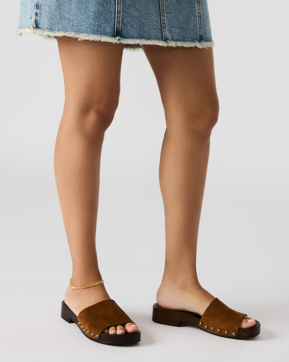 CENTO Black Cow Print Studded Slide Women's Sandal - Steve Madden