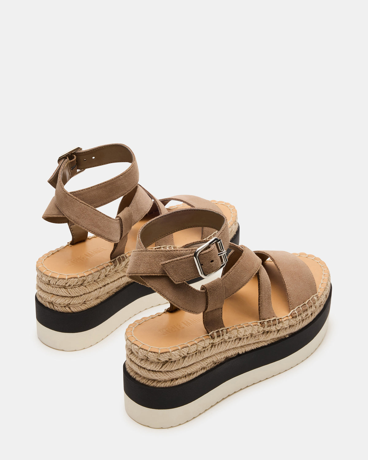 SOREN Taupe Suede Women's Espadrille Sandal - Steve Madden