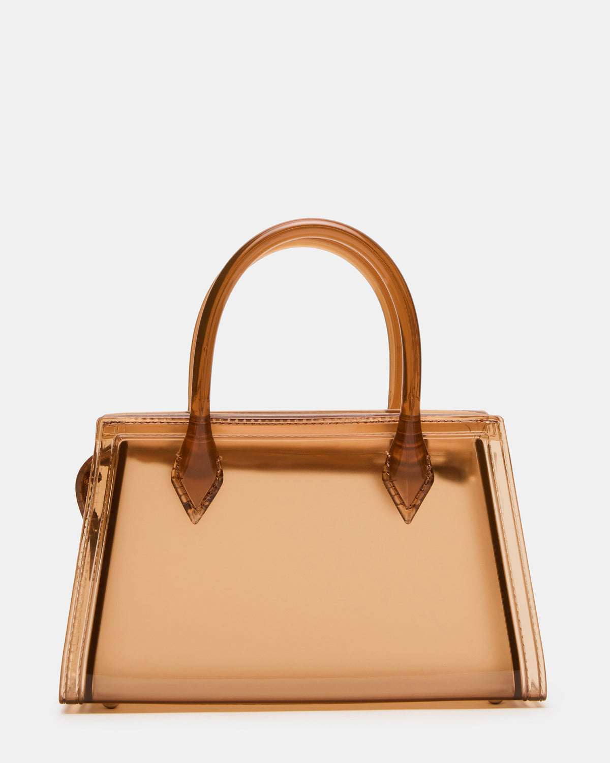 PEACH Jelly Bag Tan Mini Crossbody Top-Handle Handbag - Steve Madden