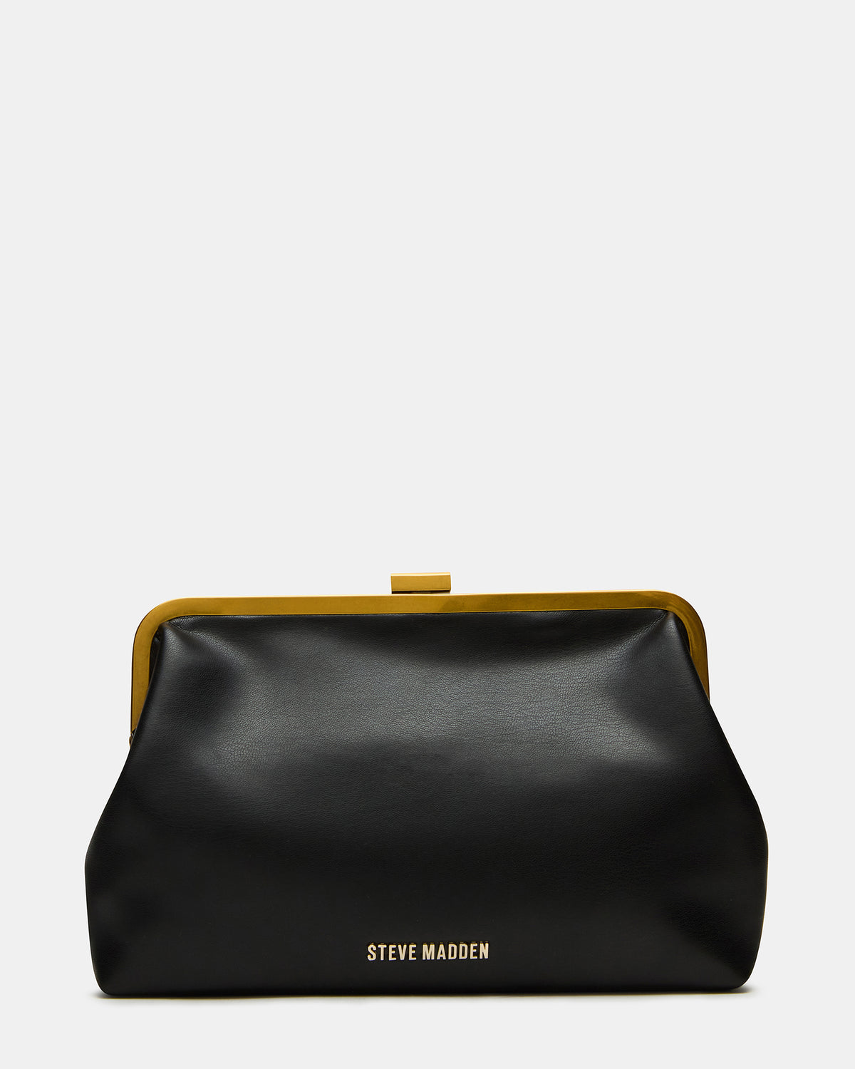 KISSES Bag Black Chain Strap Crossbody Clutch Handbag - Steve Madden