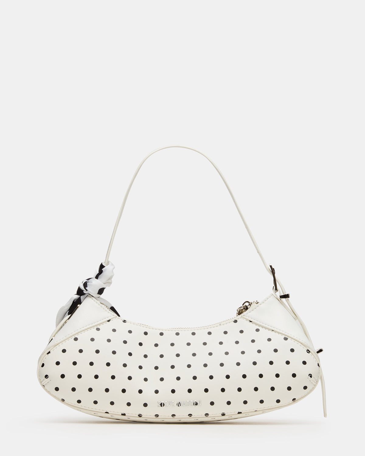 ROXEY Bag Dots Crescent-Shaped Top-Zipper Shoulder Strap Handbag - Steve Madden