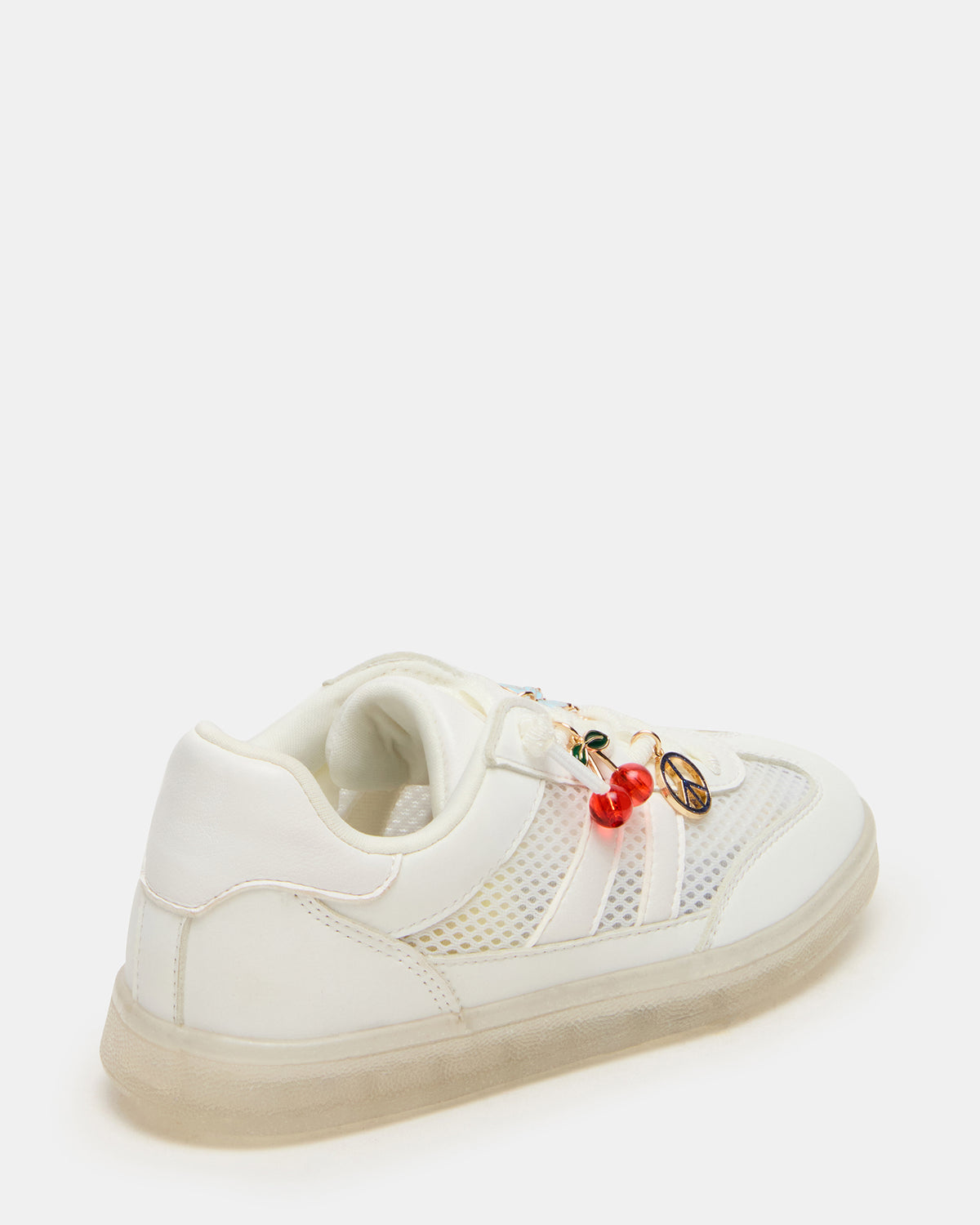 Kids' VERDICT White Multi Low-Top Lace-Up Girls' Sneaker - Steve Madden
