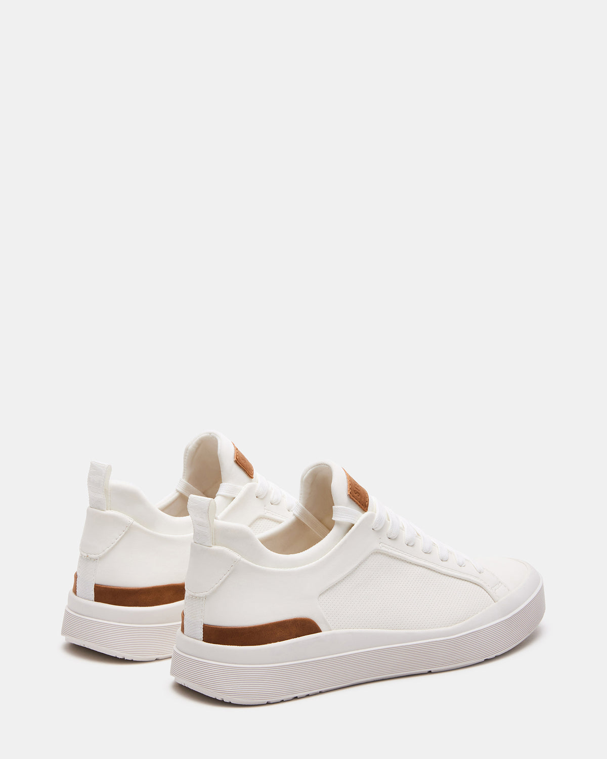 DACK White Men's Lace-Up Sneakers - Steve Madden