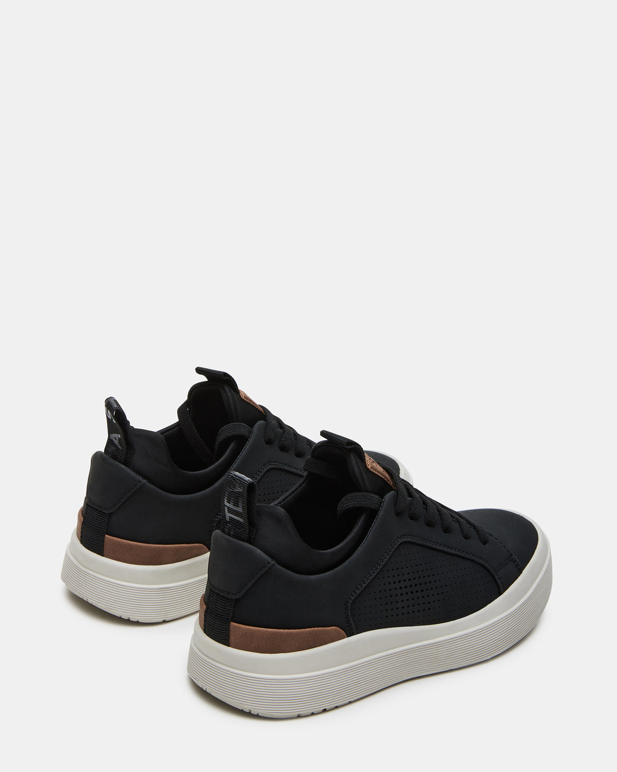 Kids' OASYS Black Boys' Low-Top Lace-Up Sneakers - Steve Madden