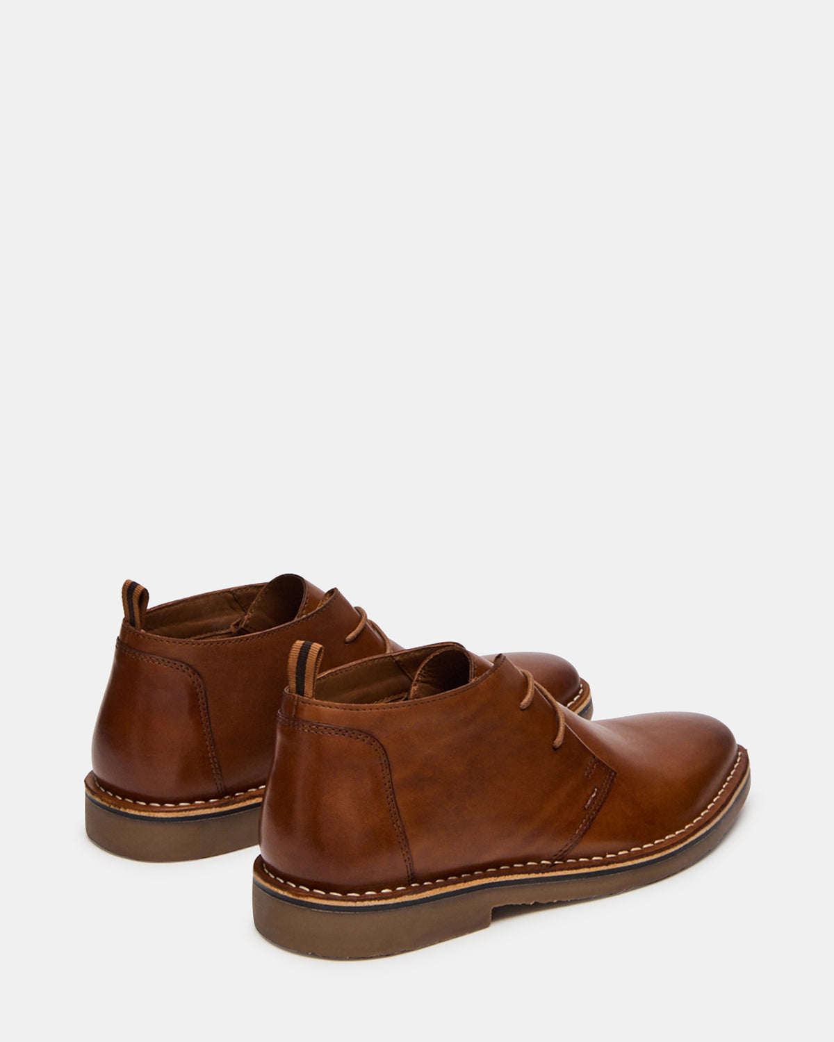 HARROS Tan Leather Men's Ankle Boots - Steve Madden
