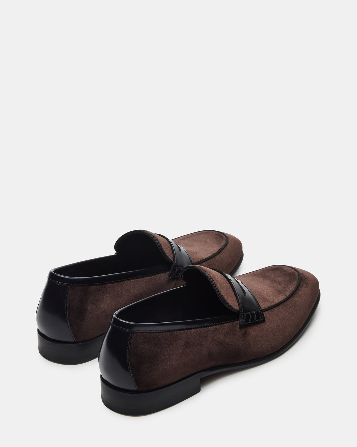 YARDLY Brown Velvet Slip-On Men's Dress Loafer - Steve Madden