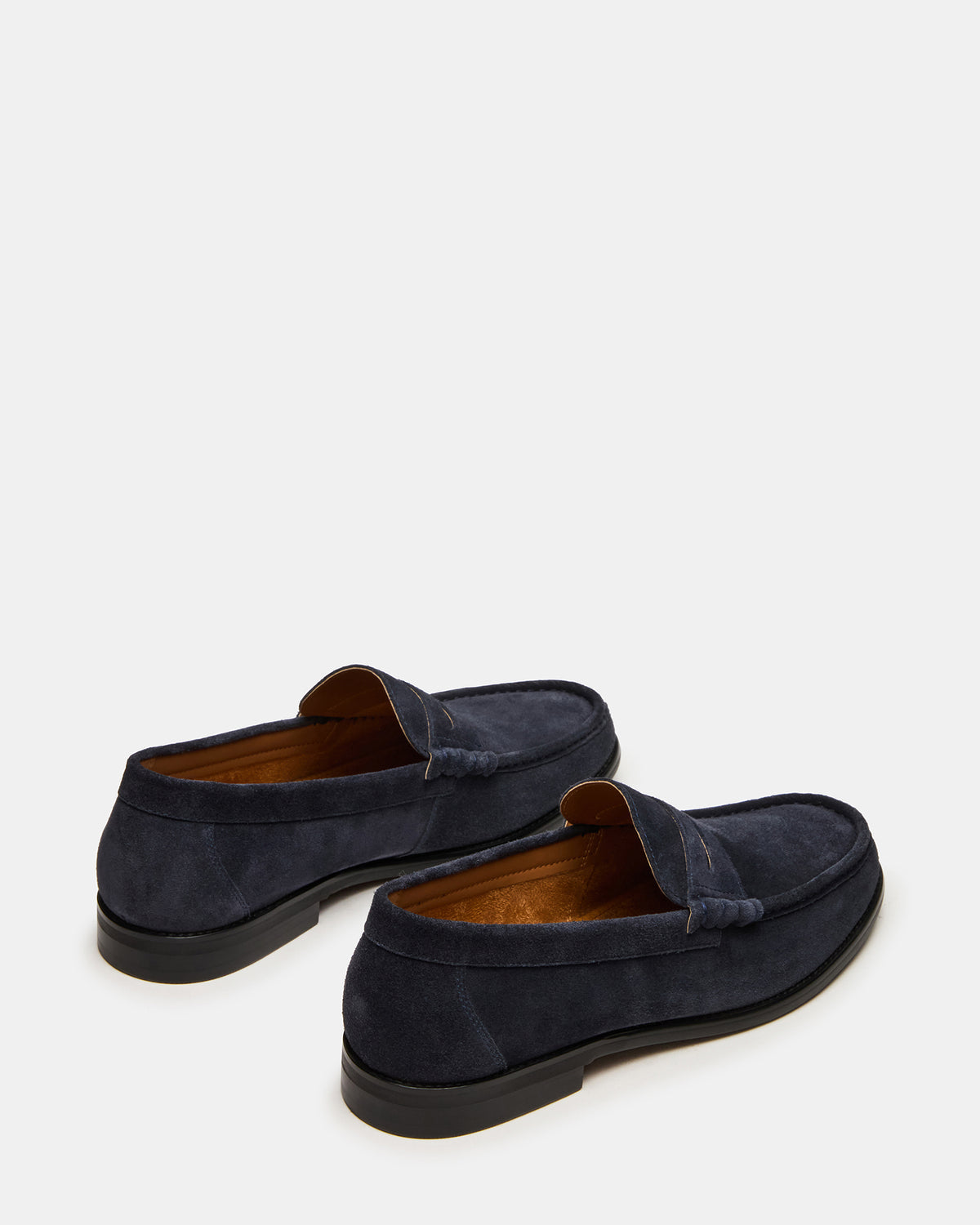 HUCKLE Navy Suede Slip-On Men's Loafer - Steve Madden