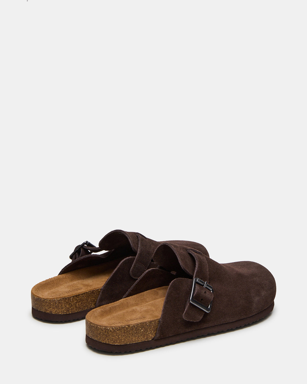 WILDERR Chocolate Brown Suede Slip-On Men's Casual Clog - Steve Madden