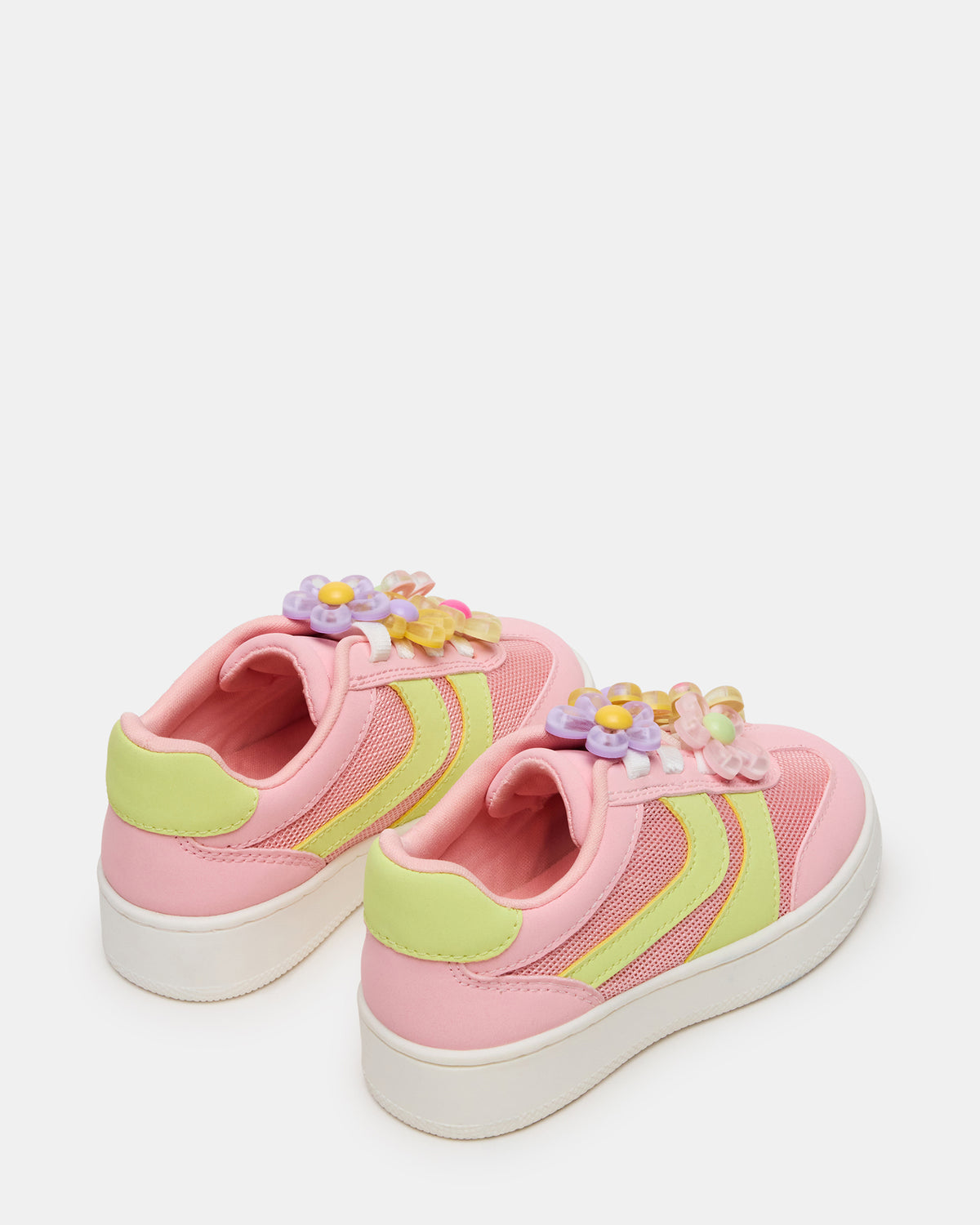 Toddlers' JERSEY Lime/Pink Low-Top Platform Girls' Sneaker - Steve Madden