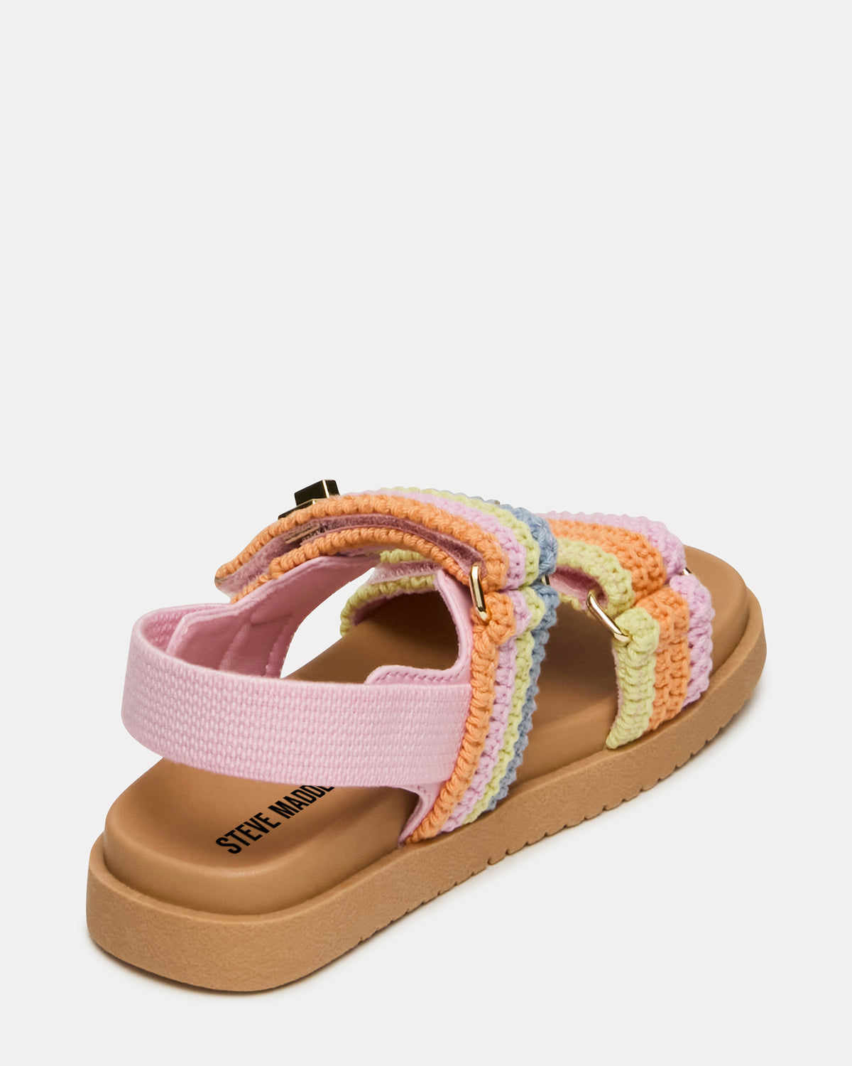 Toddlers' MONA Pastel Multi Girls' Flatform Sandal - Steve Madden