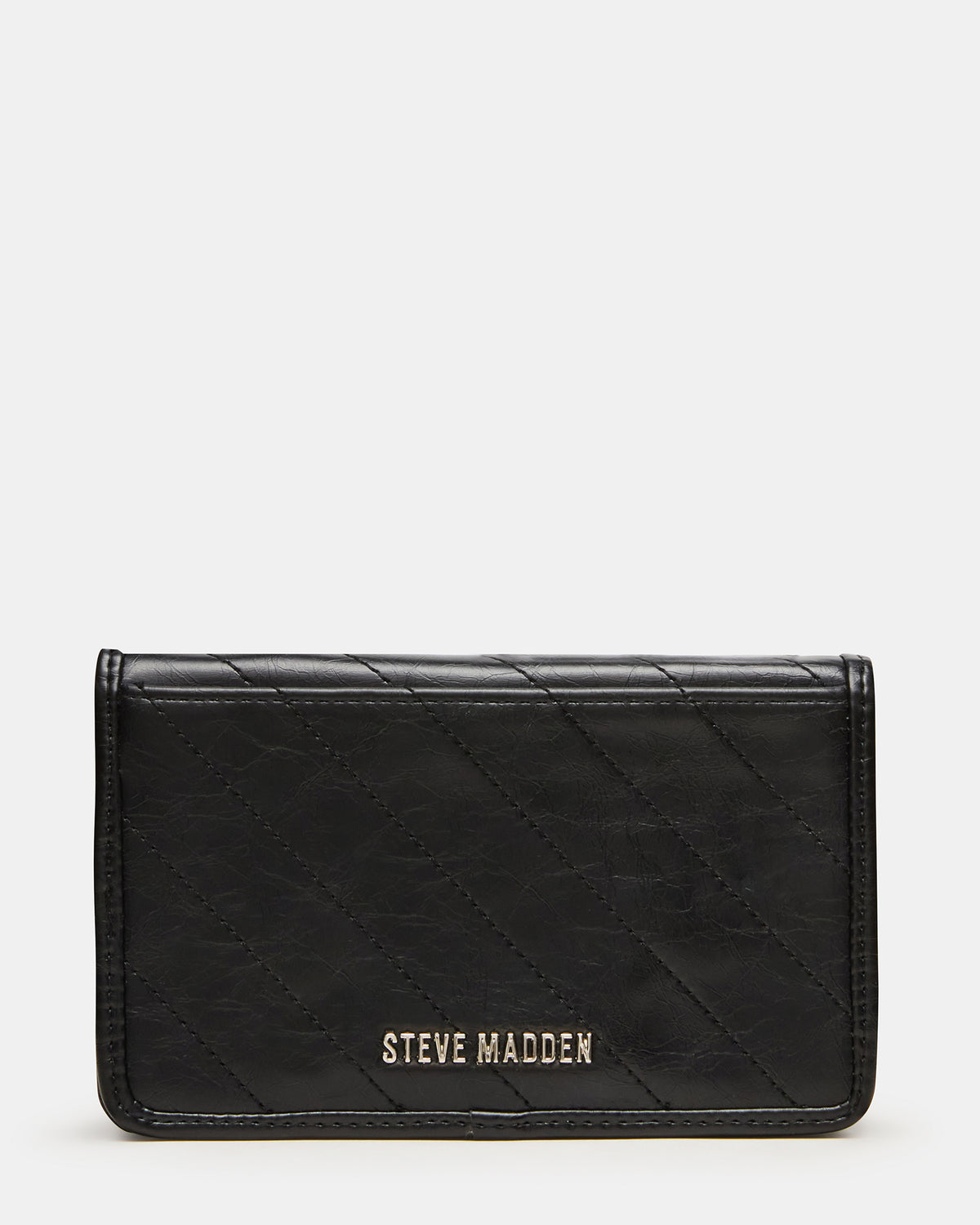 RELAX Bag Black Logo Chain Strap Crossbody Handbag - Steve Madden