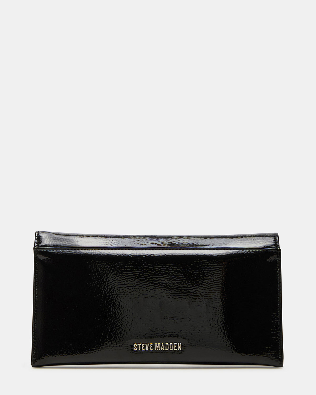 JULIANA Bag Black Patent Crossbody Clutch Handbag - Steve Madden