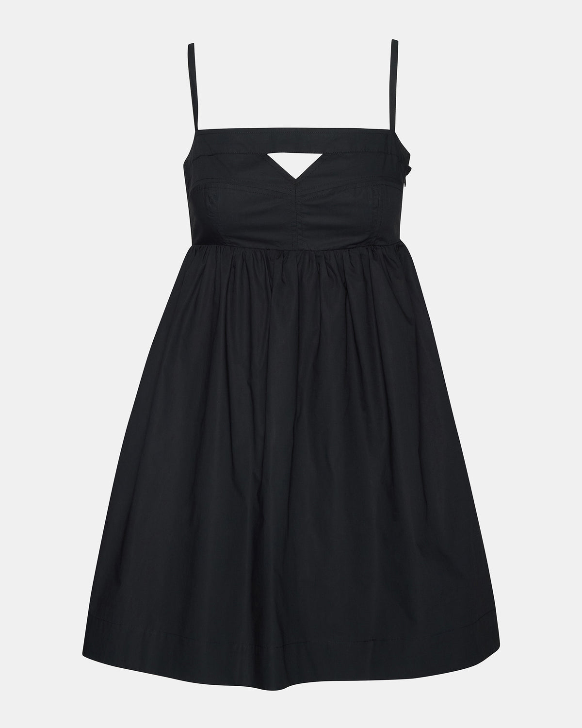 MEADOW Black Mini Cut-Out Flowy Dress - Steve Madden