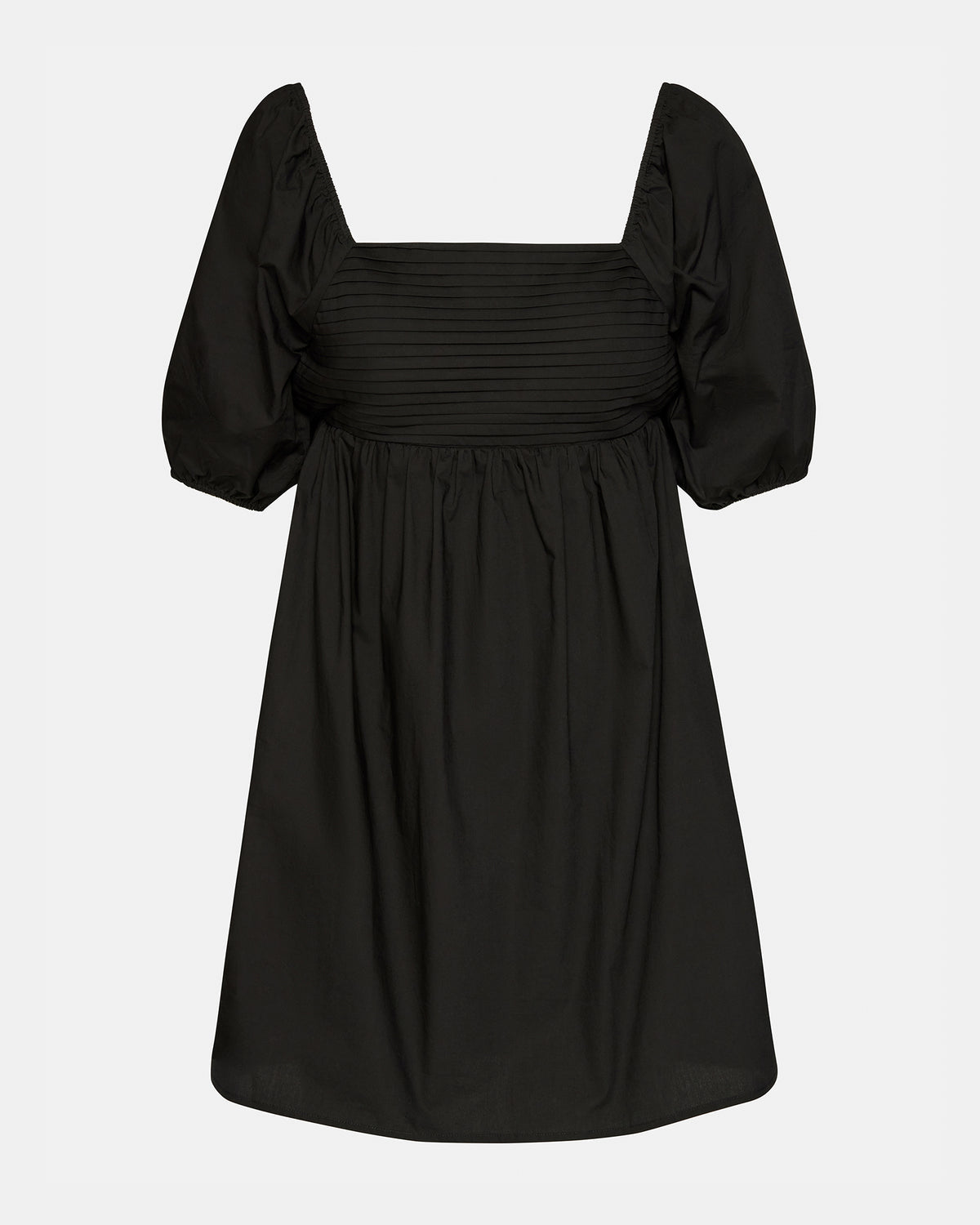 INARA Dress Black | Women's Puff Sleeve Mini Dress - Steve Madden