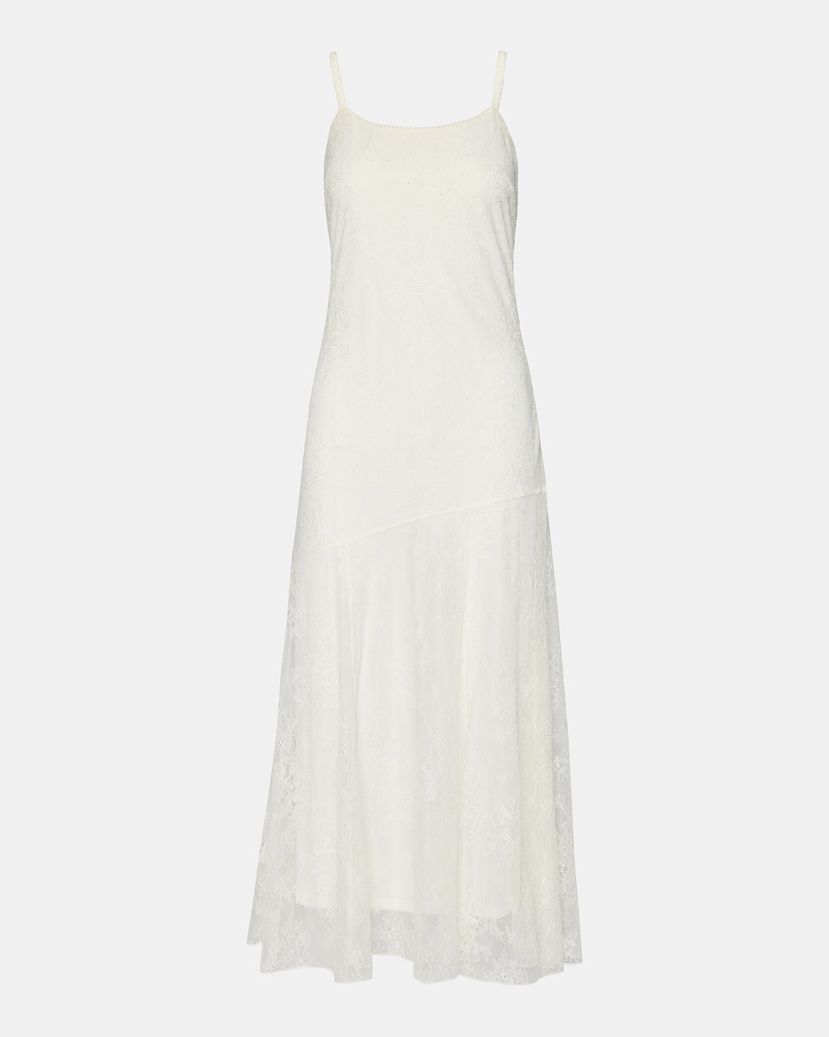VEERA White Maxi Lace Flowy Women's Dress - Steve Madden