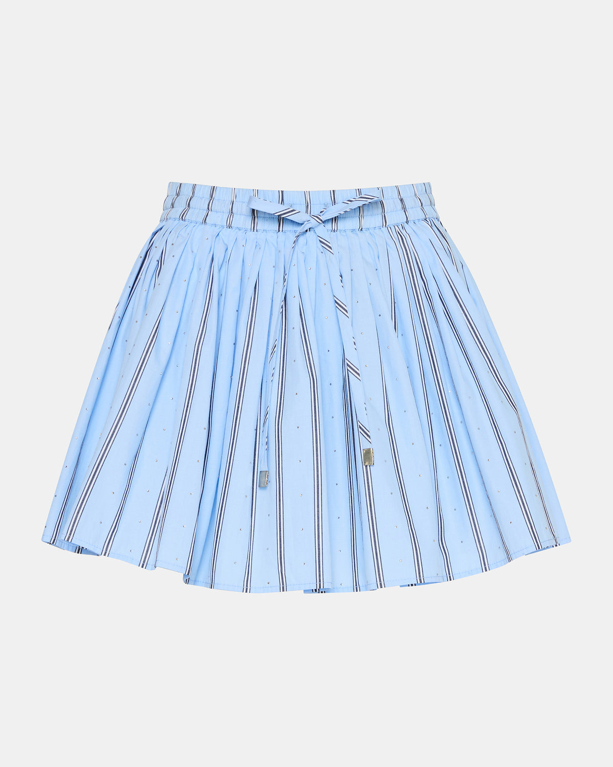 TYRIA Estate Blue Mini Tie-Front Women's Skirt - Steve Madden