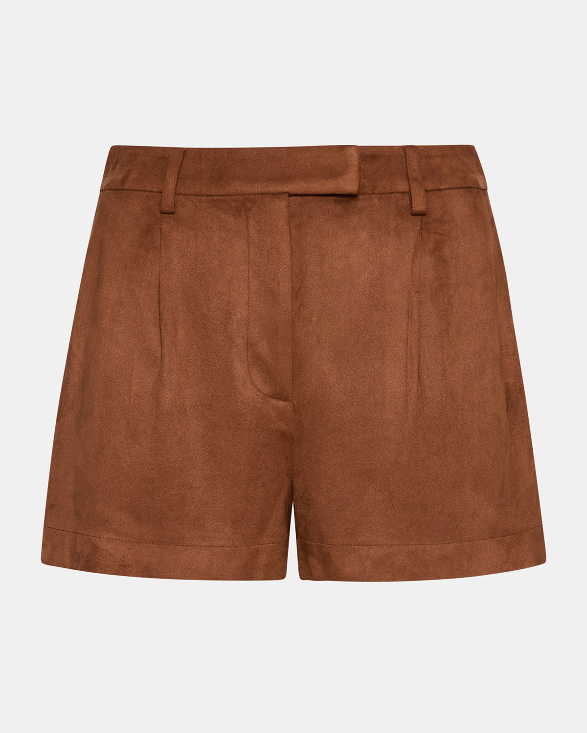 IMELDA Chicory Coffee Faux-Suede Trouser Women's Shorts - Steve Madden