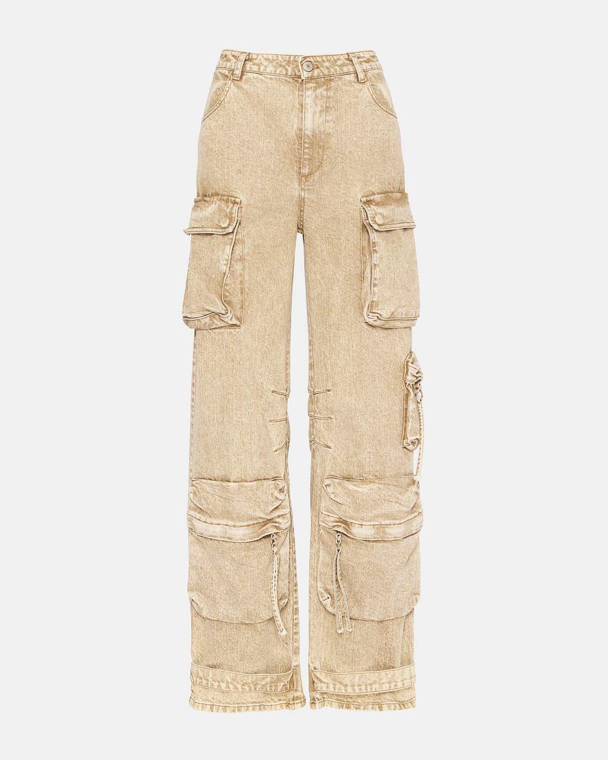 DUO Cafe Au Lait Women's Utility Cargo Pants - Steve Madden