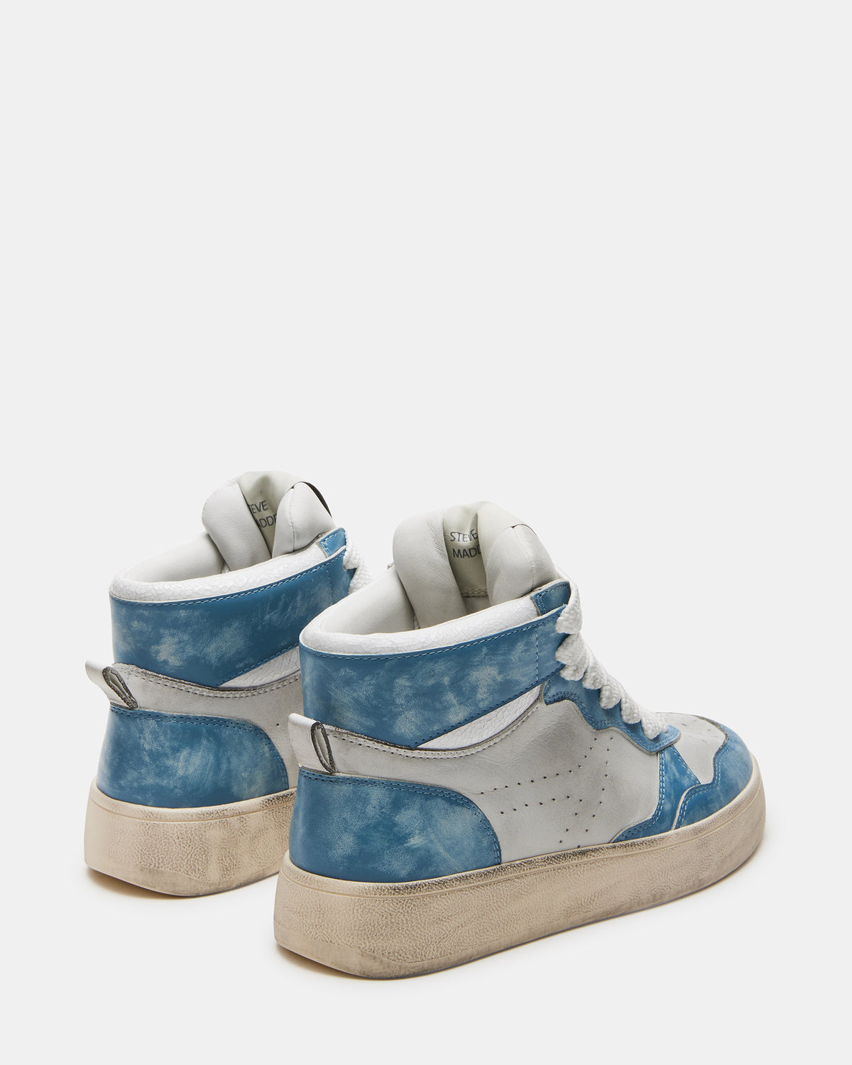 ENDLESS Blue Multi High-Top Lace-Up Sneaker | Women's Sneakers - Steve Madden