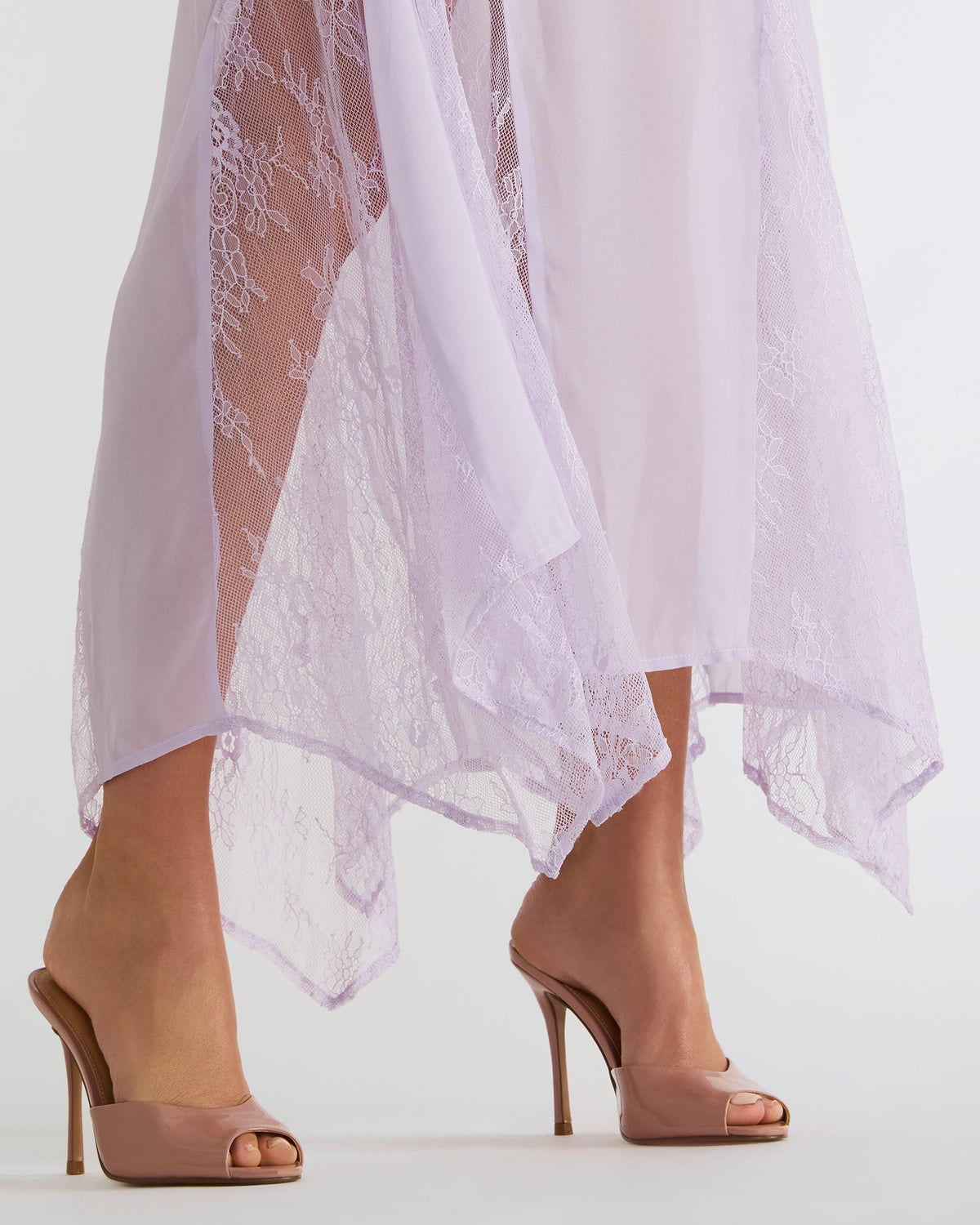 PRIYA Dark Blush Patent Mule Women's Heel - Steve Madden