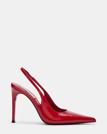 REYES Red Slingback Stiletto Pointed-Toe Pump Women's Heel - Steve Madden
