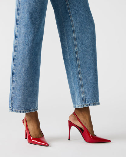 REYES Red Slingback Stiletto Pointed-Toe Pump Women's Heel - Steve Madden