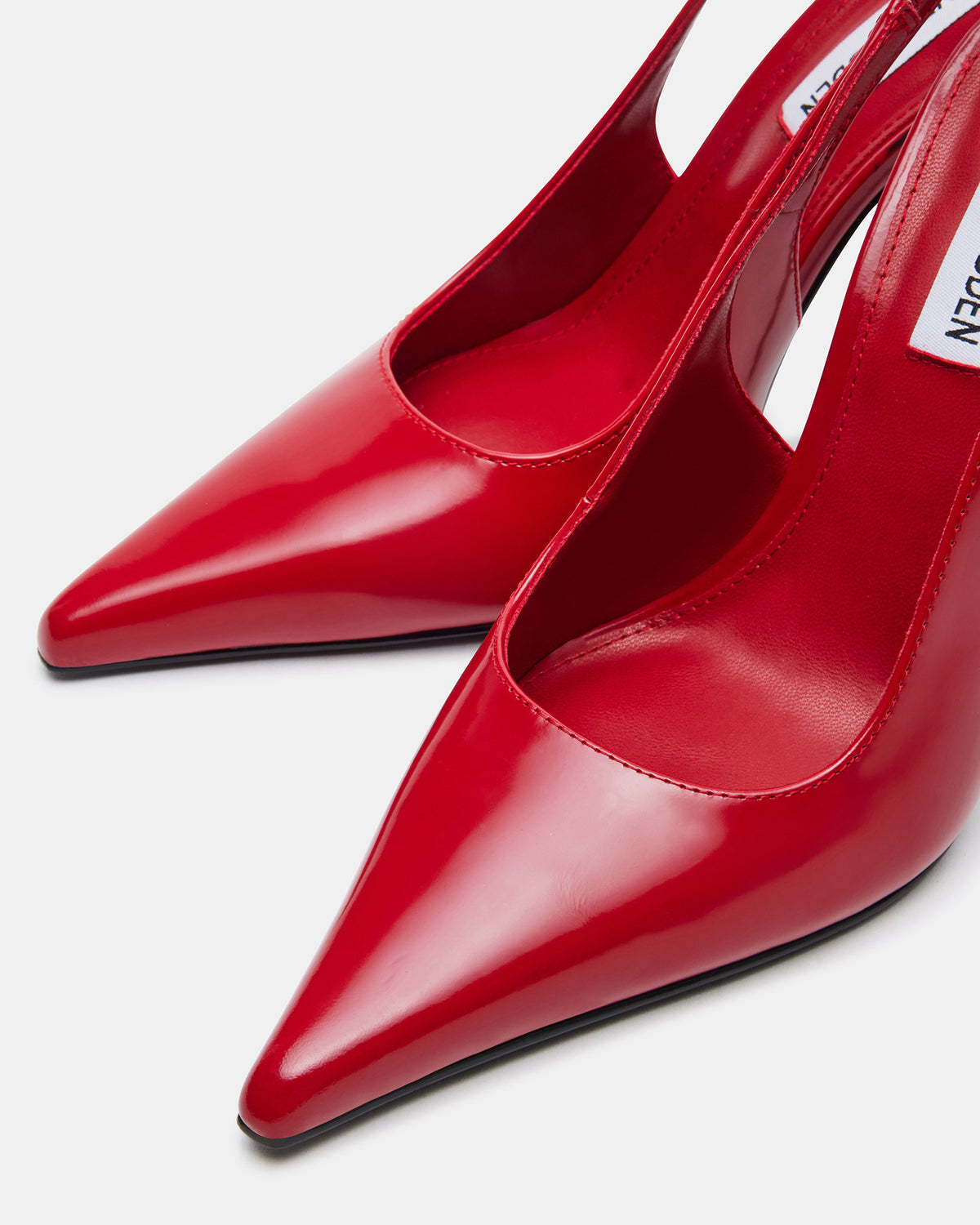 REYES Red Slingback Stiletto Pointed-Toe Pump Women's Heel - Steve Madden