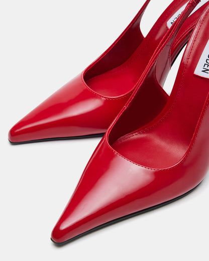 REYES Red Slingback Stiletto Pointed-Toe Pump Women's Heel - Steve Madden