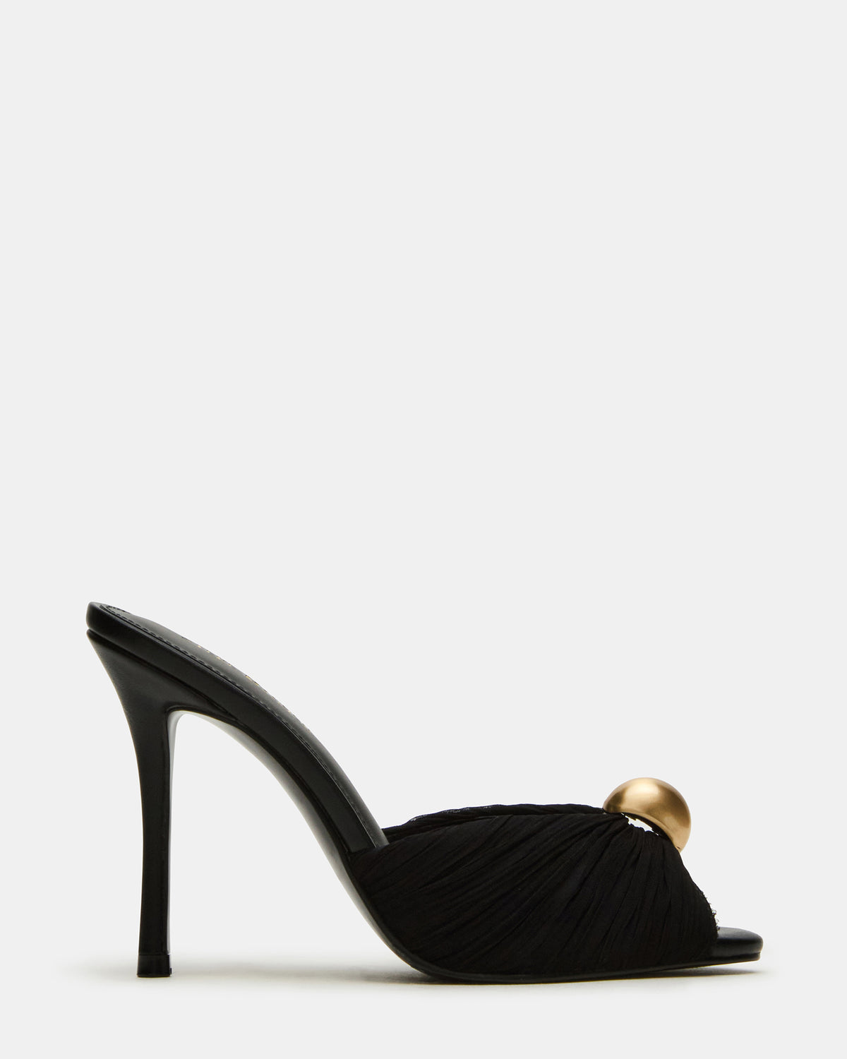 PRIYA Black/Gold Mule Women's Heel - Steve Madden