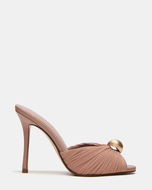 PRIYA Mocha/Gold Mule Women's Heel - Steve Madden