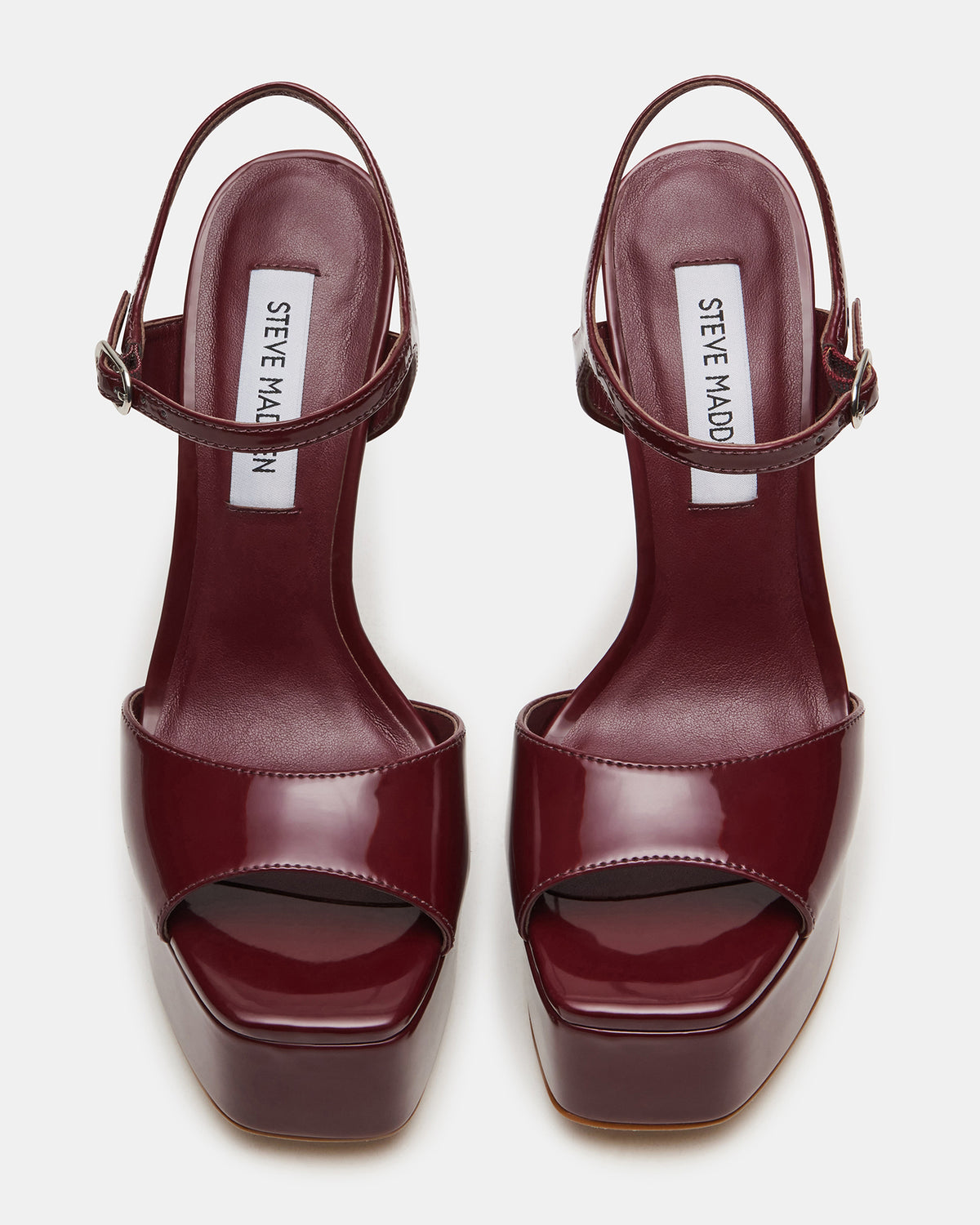 COLOGNE Wine Patent Platform Stiletto Women's Heel - Steve Madden