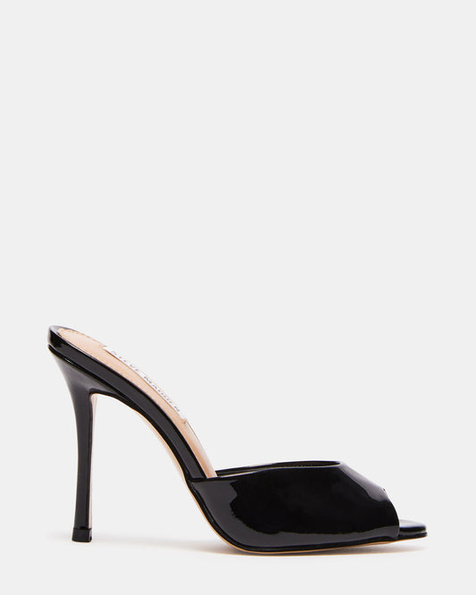 PRIYA Black Patent Women's Mule - Steve Madden