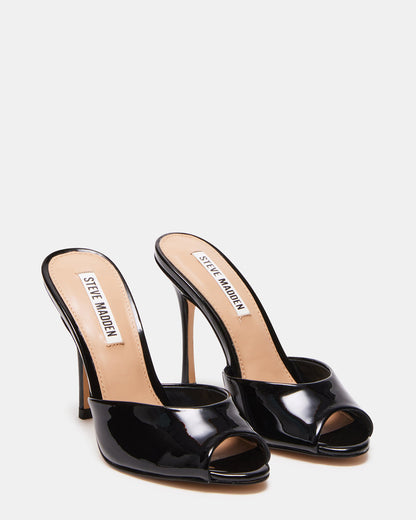 PRIYA Black Patent Women's Mule - Steve Madden