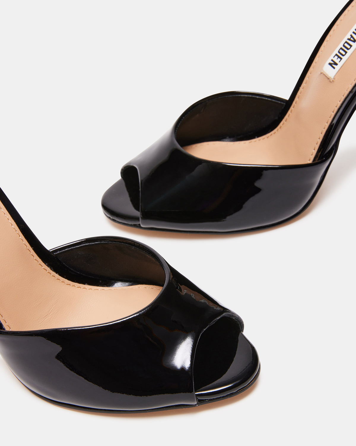 PRIYA Black Patent Women's Mule - Steve Madden