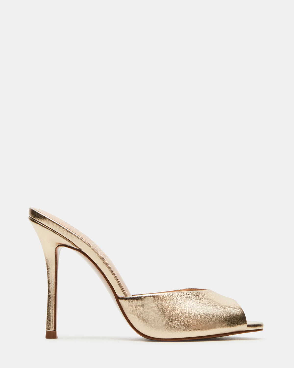 PRIYA Gold Leather Women's Mule - Steve Madden