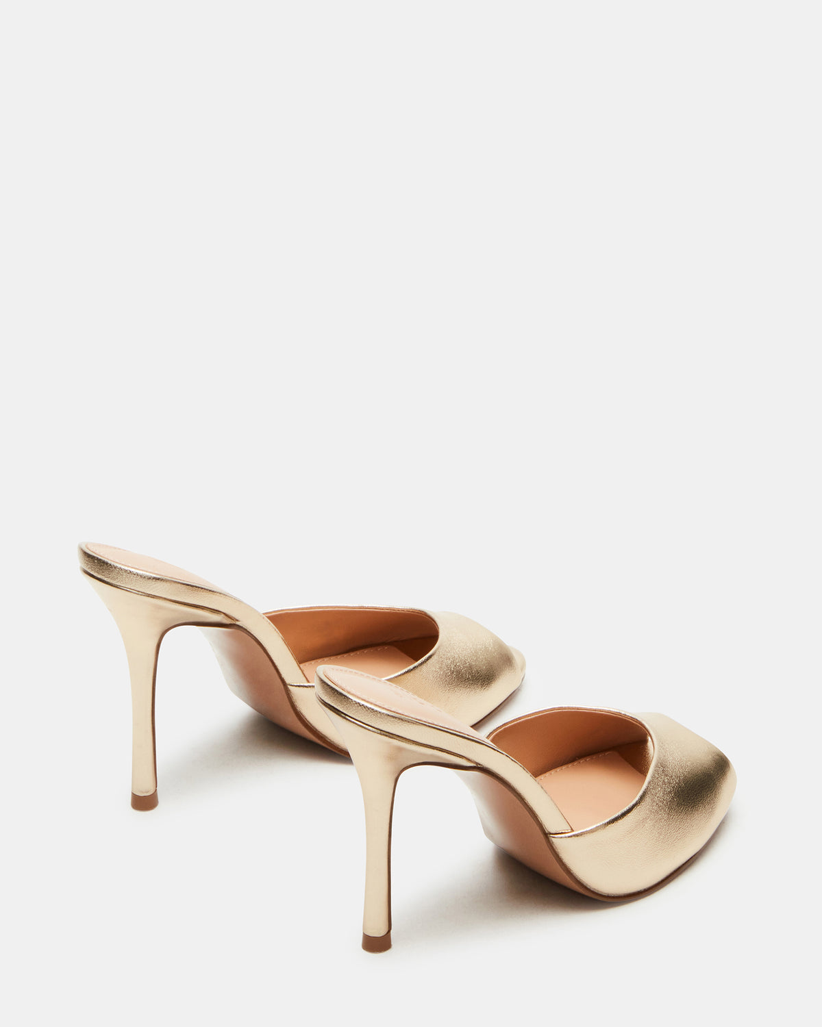 PRIYA Gold Leather Women's Mule - Steve Madden