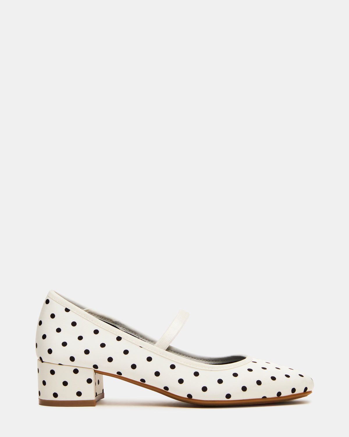 MURAL Polka Dot Mary Jane Block Heel Square-Toe Women's Heel - Steve Madden